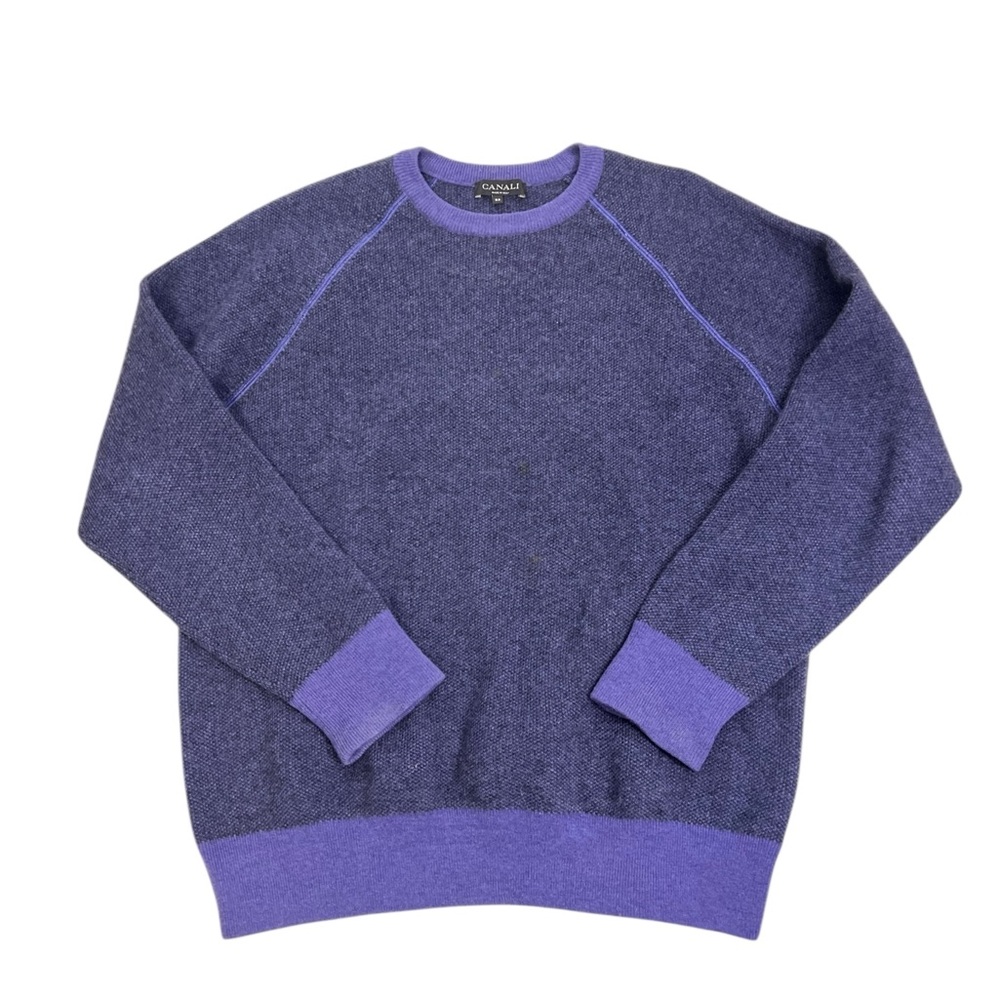 Canali Men's Violet Crewneck Sweater